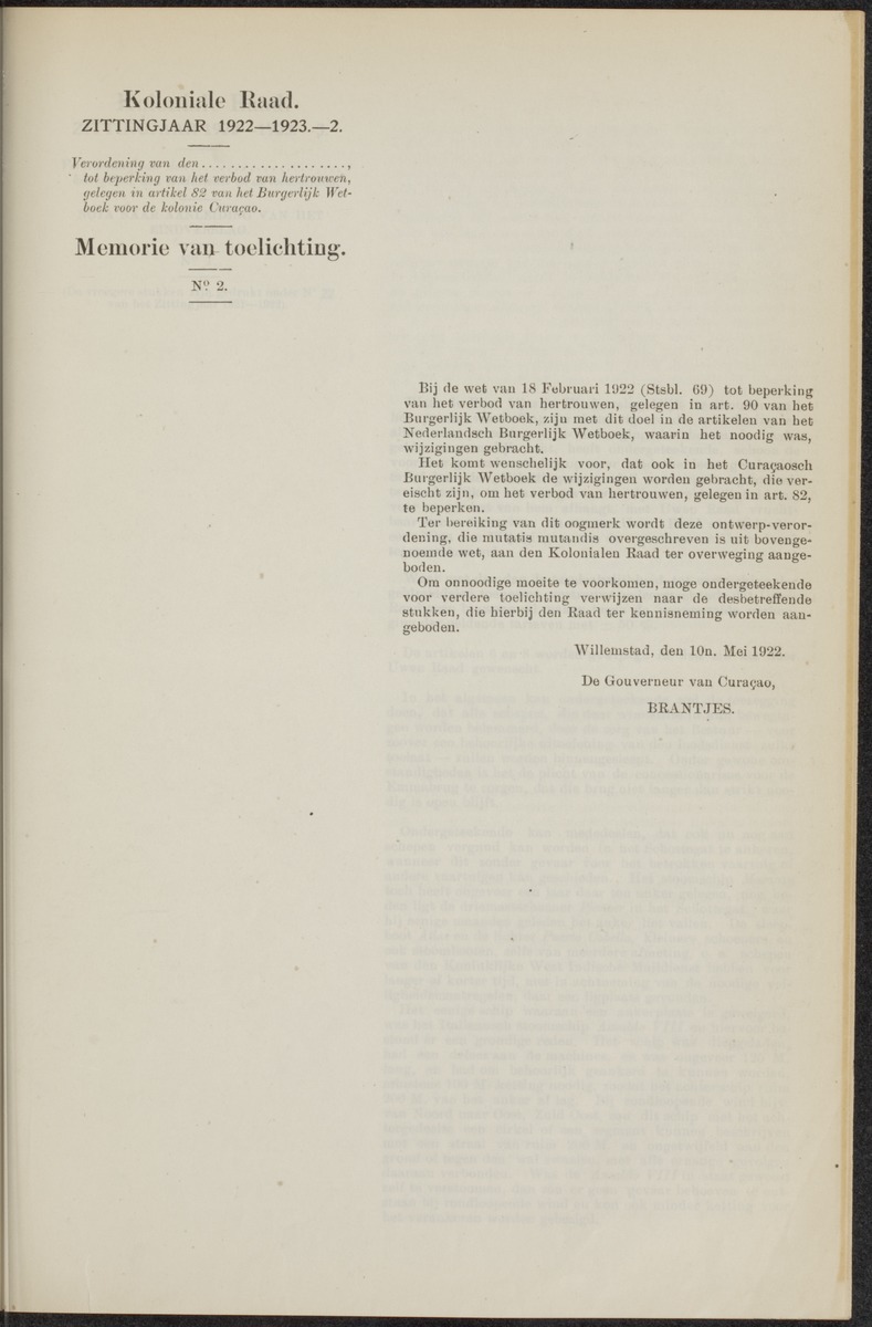 Notulen der zittingen - 