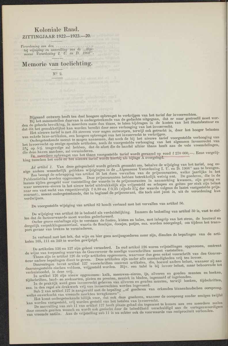 Notulen der zittingen - 