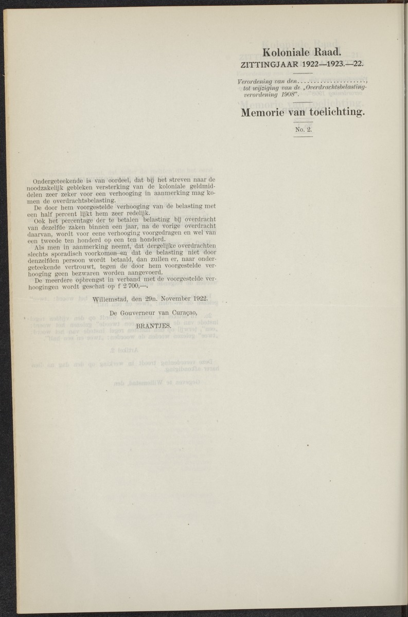 Notulen der zittingen - 