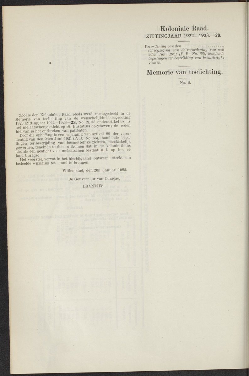 Notulen der zittingen - 