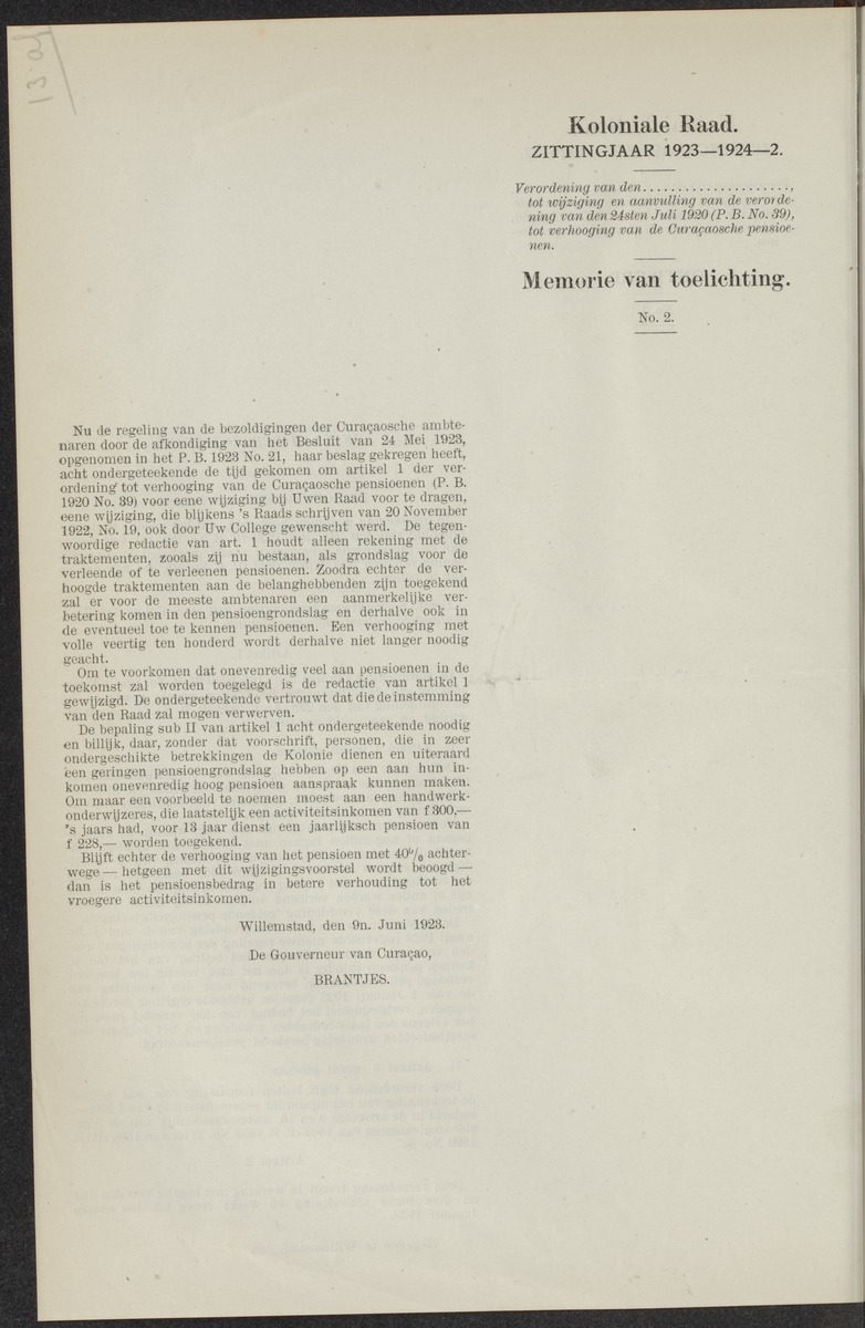 Notulen der zittingen - 