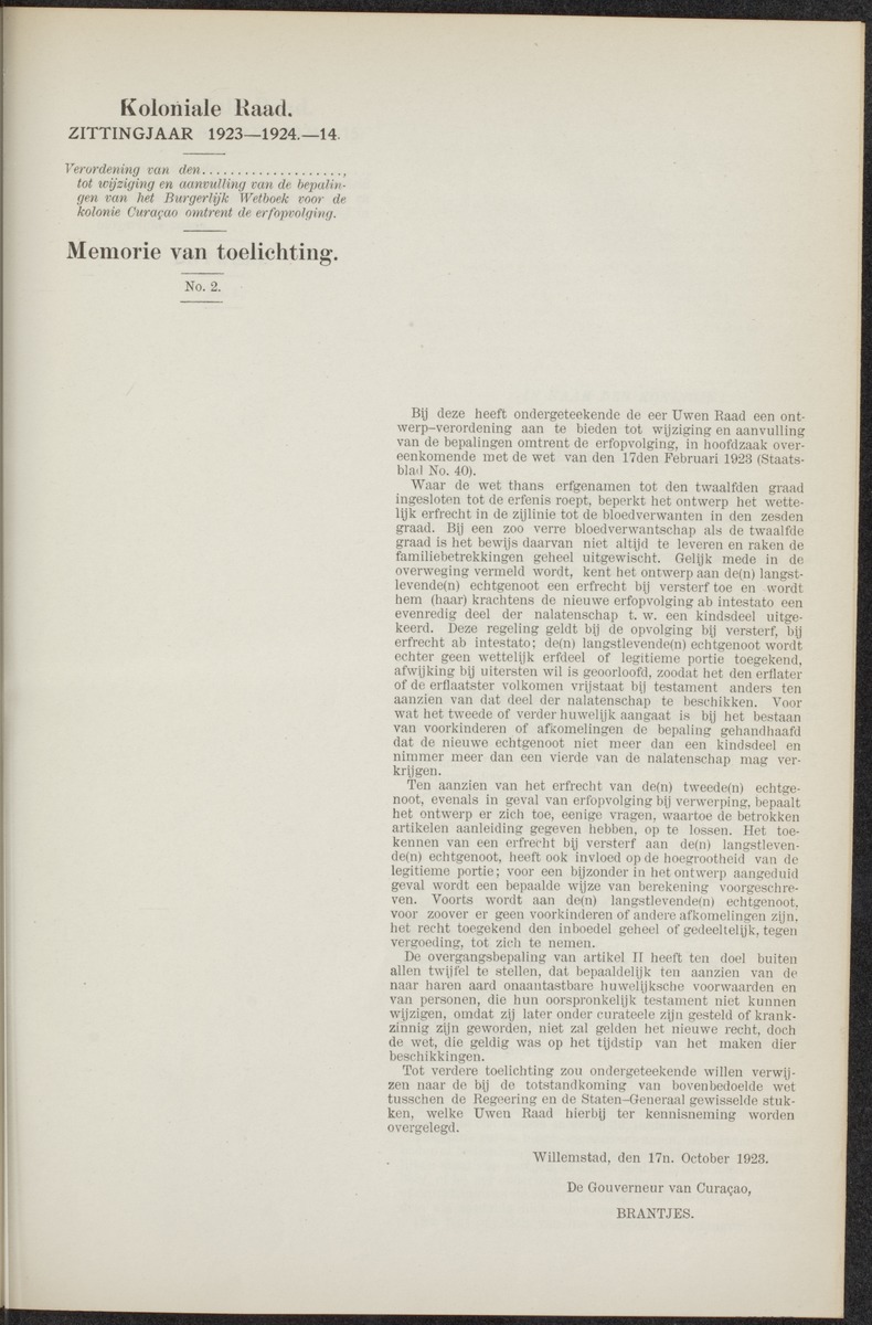 Notulen der zittingen - 