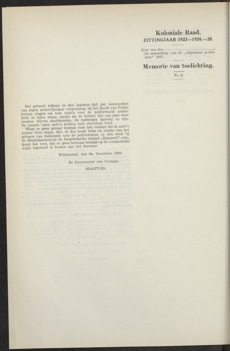 Notulen der zittingen - 
