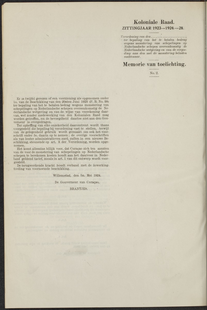 Notulen der zittingen - 