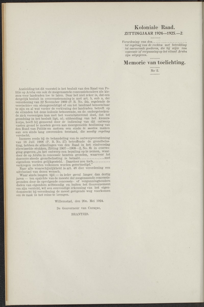 Notulen der zittingen - 
