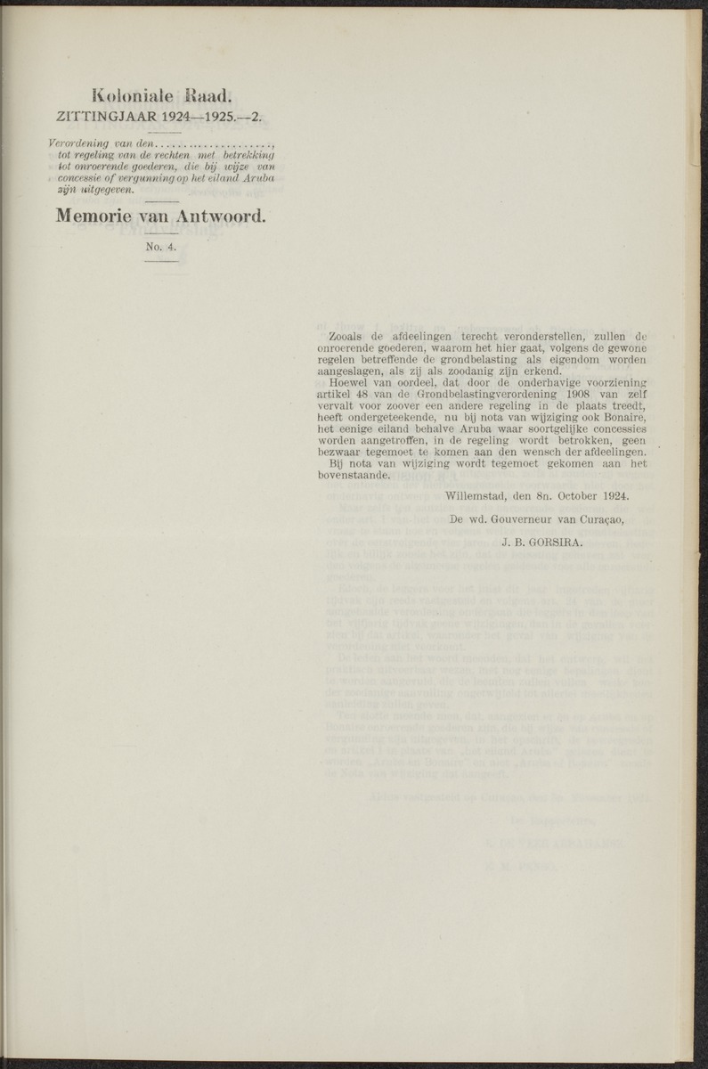 Notulen der zittingen - 