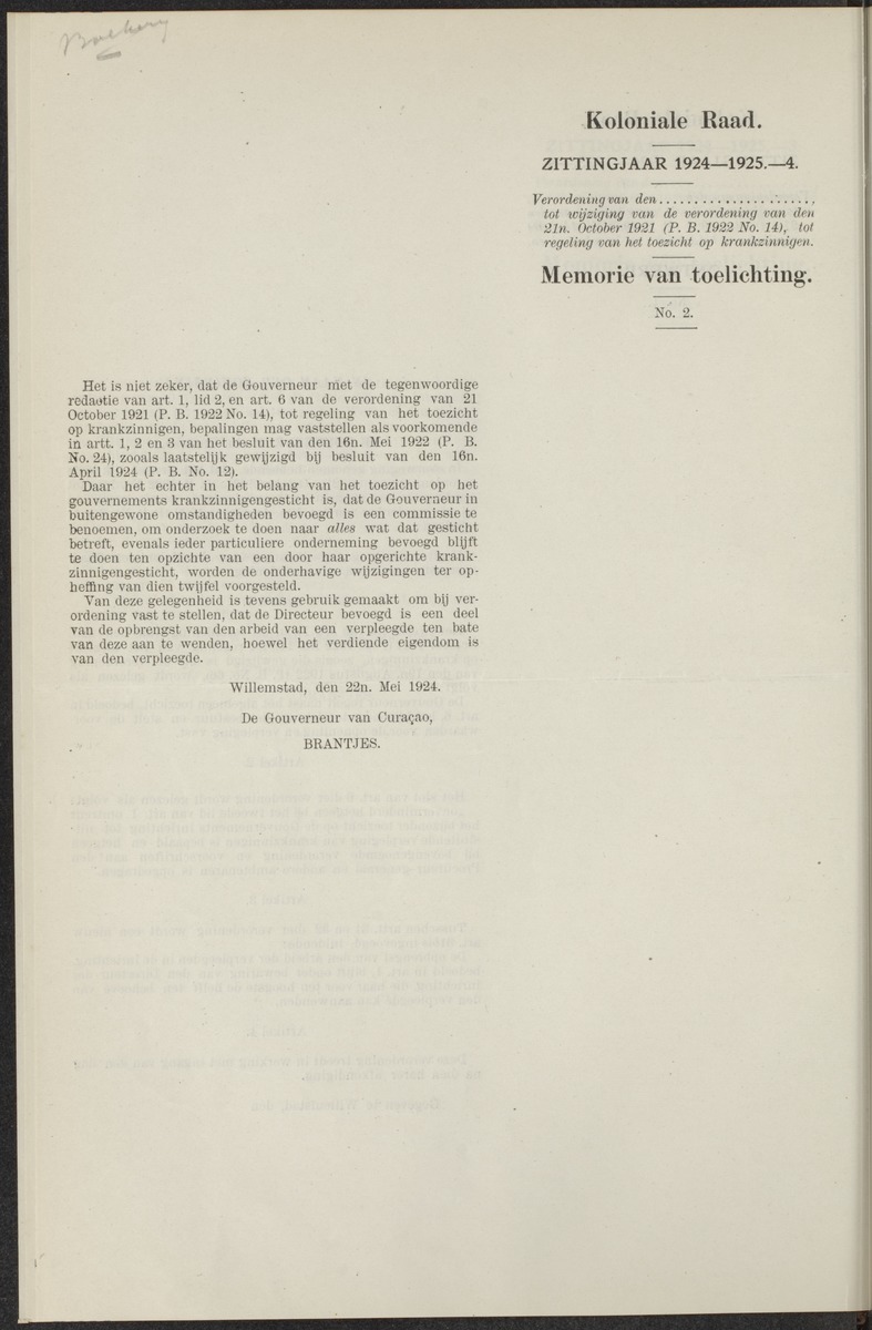 Notulen der zittingen - 