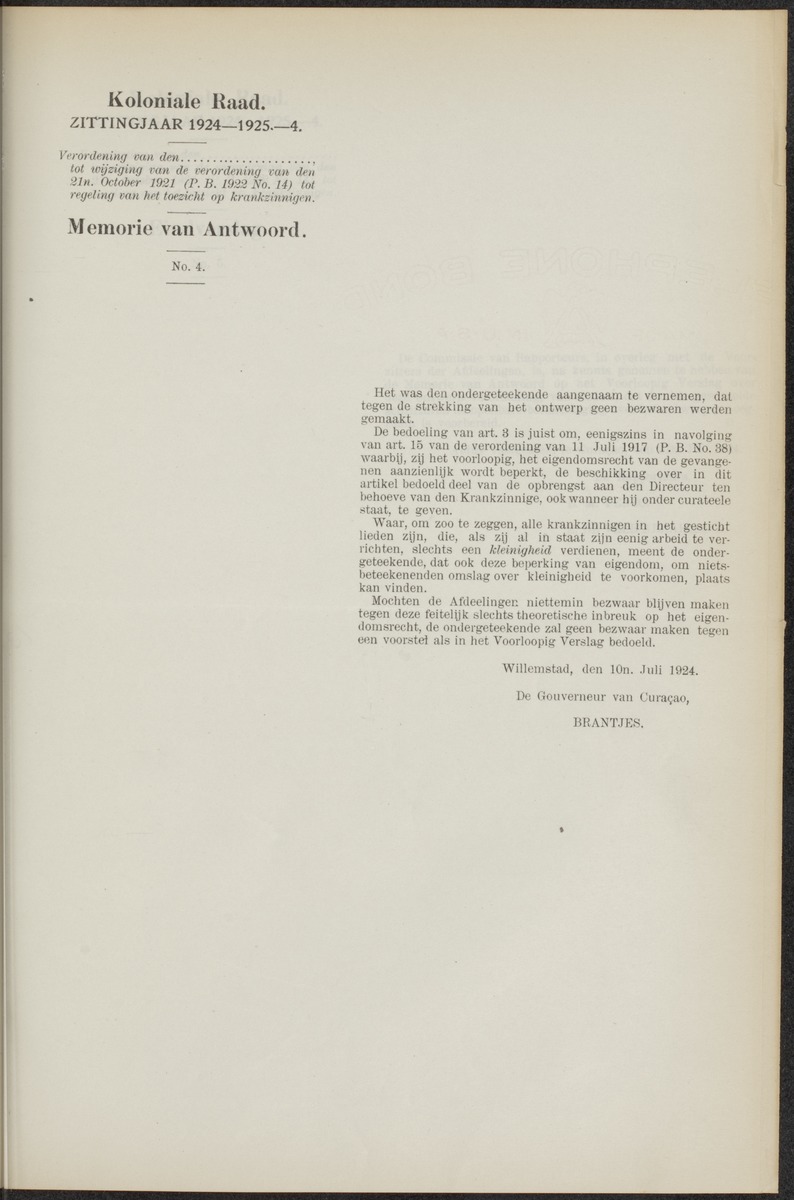 Notulen der zittingen - 