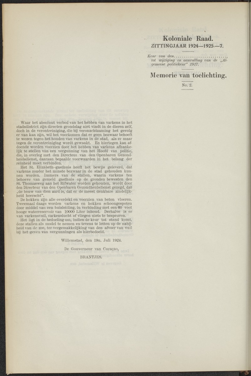 Notulen der zittingen - 