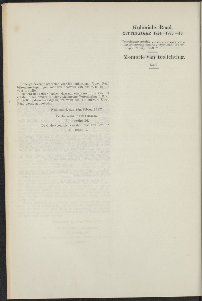 Notulen der zittingen - 