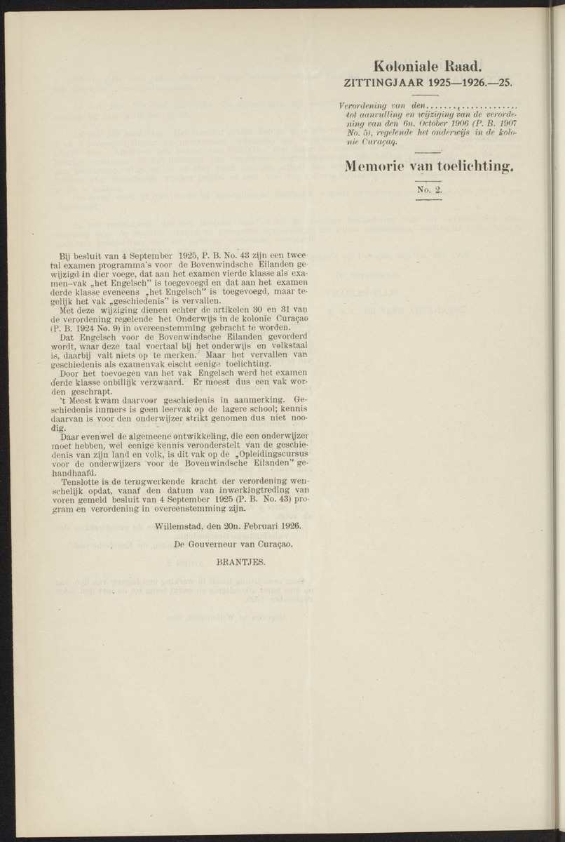 Notulen der zittingen - 