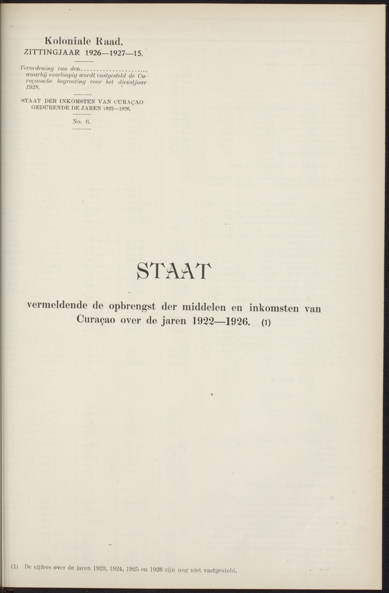 Notulen der zittingen - 