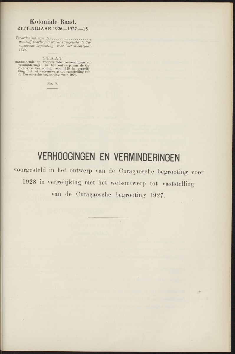 Notulen der zittingen - 
