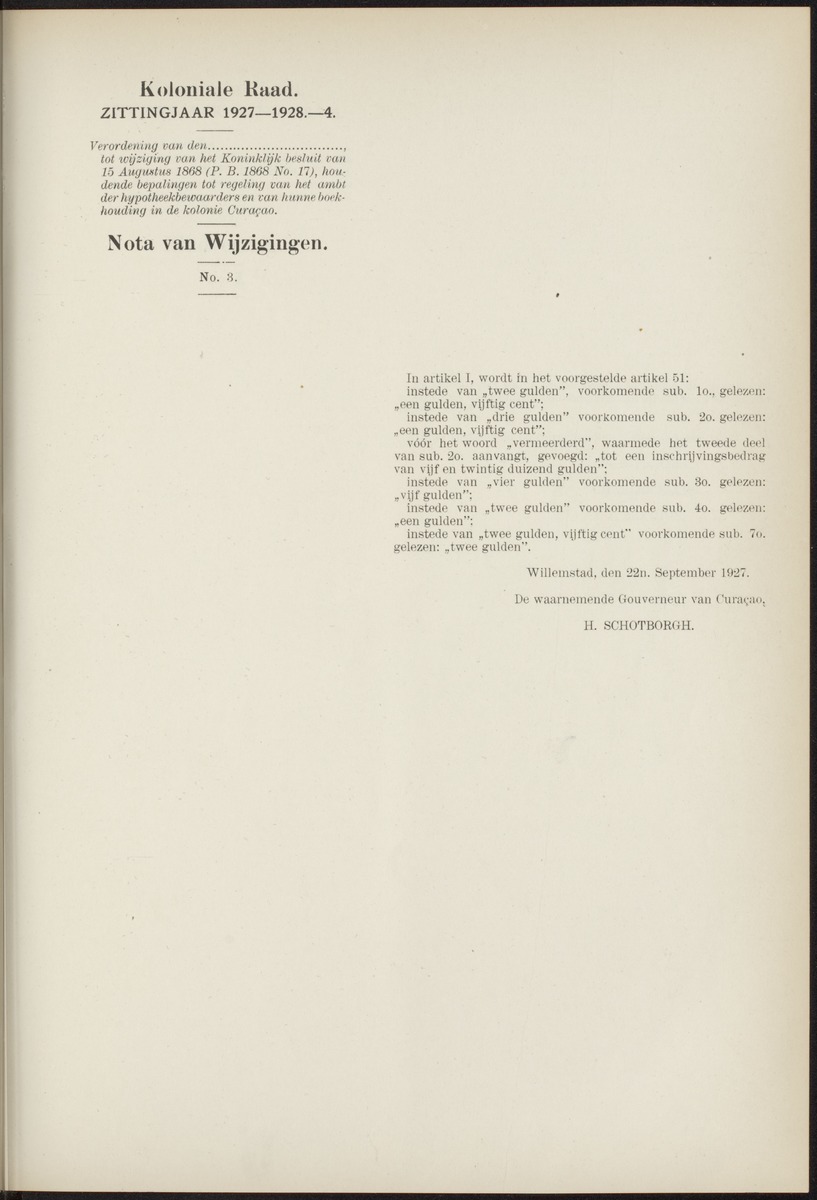 Notulen der zittingen - 