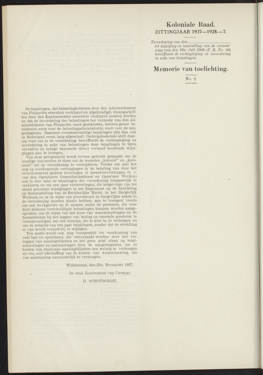 Notulen der zittingen - 