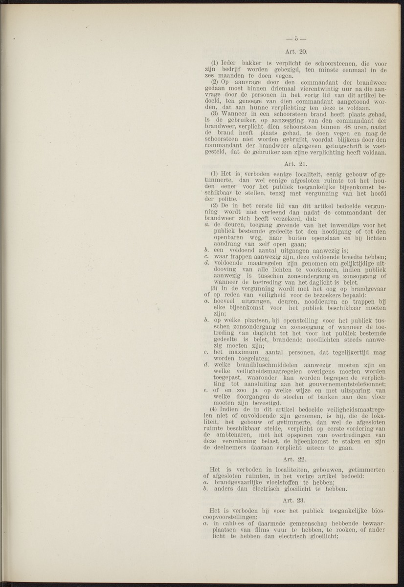 Notulen der zittingen - 