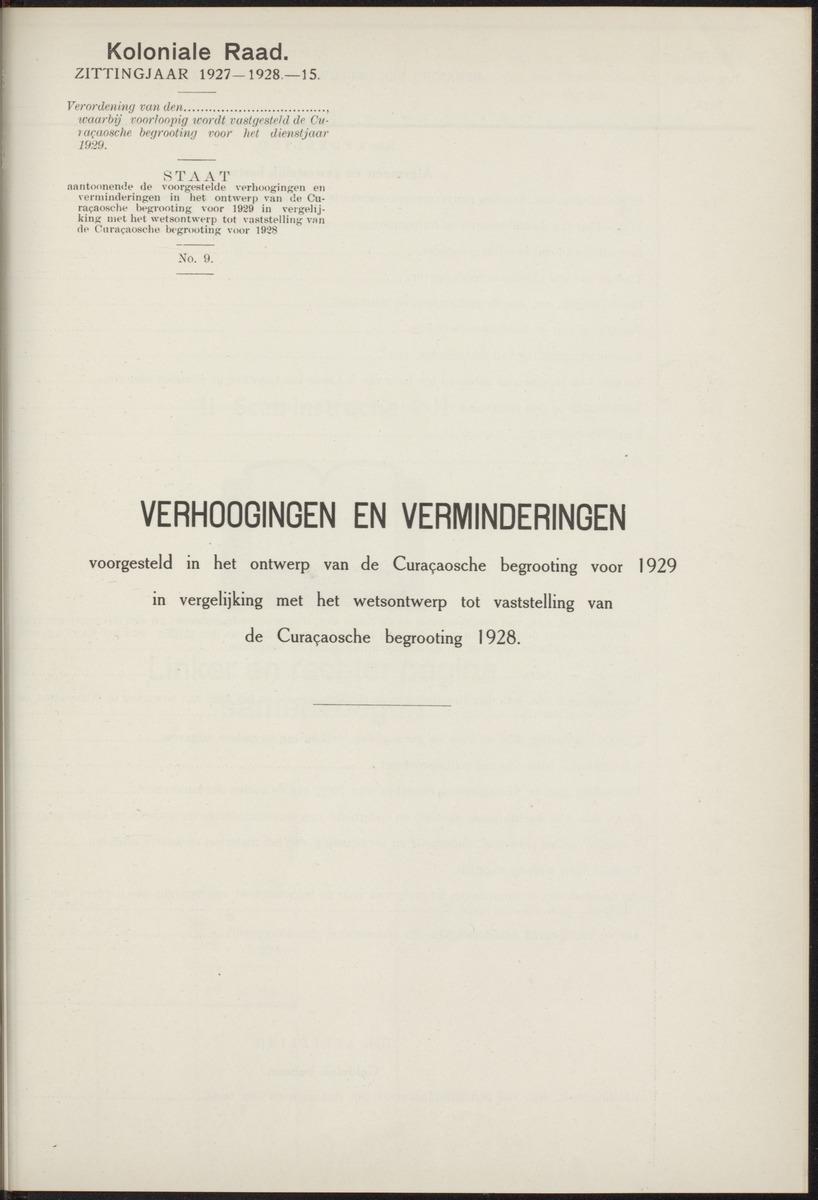 Notulen der zittingen - 