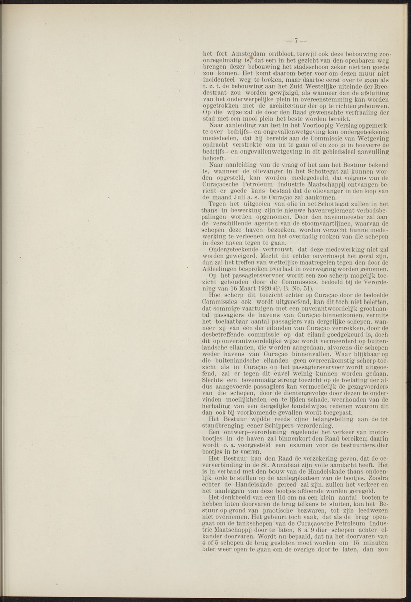 Notulen der zittingen - 