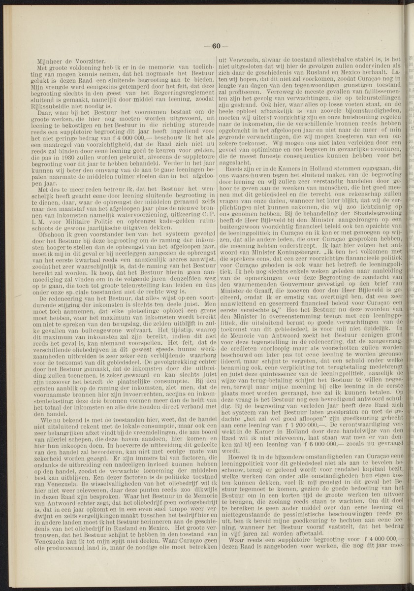 Notulen der zittingen - 