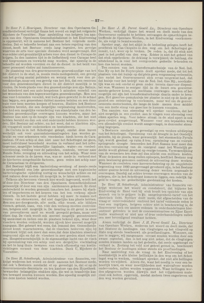 Notulen der zittingen - 