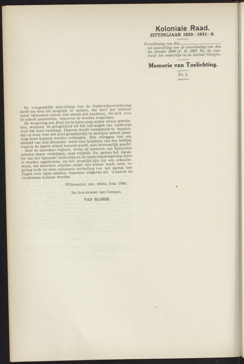 Notulen der zittingen - 