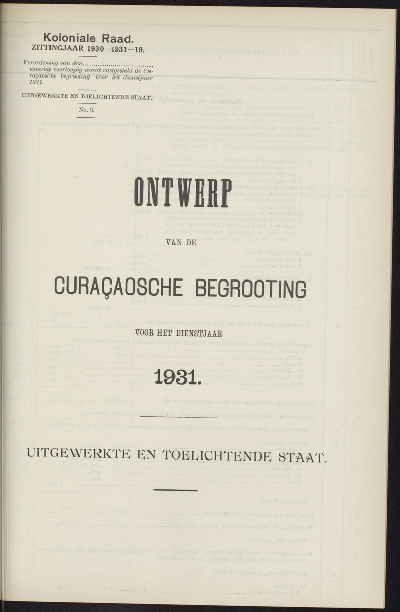 Notulen der zittingen - 