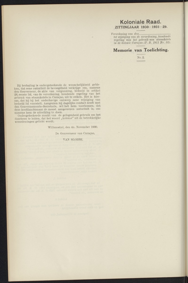Notulen der zittingen - 