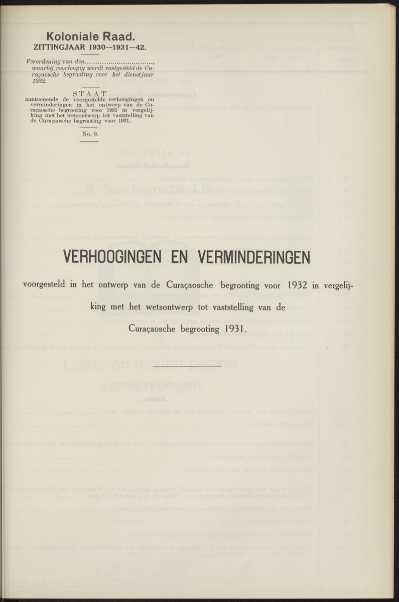 Notulen der zittingen - 