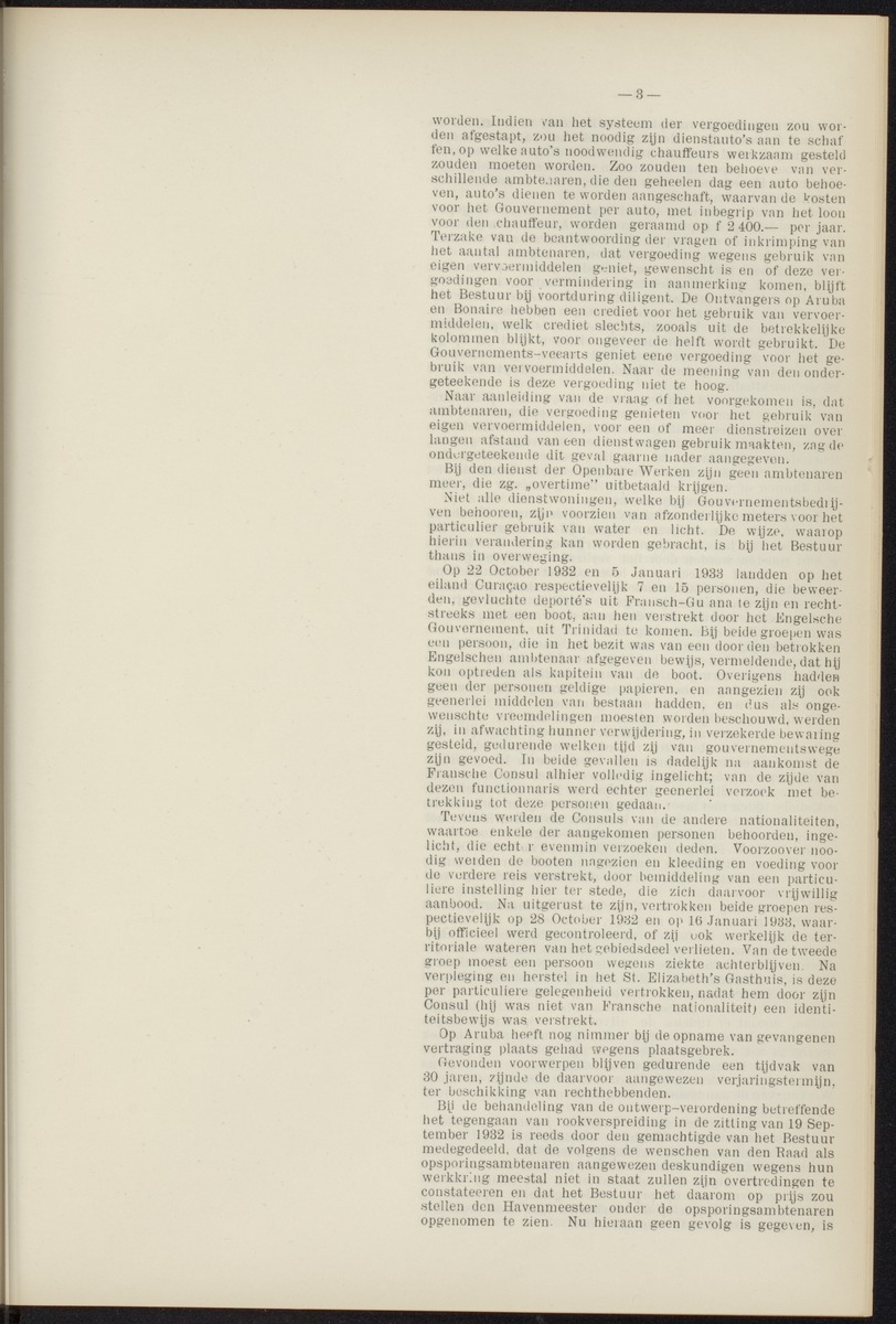 Notulen der zittingen - 