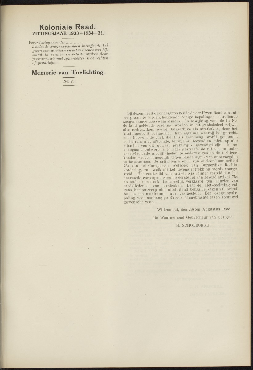 Notulen der zittingen - 