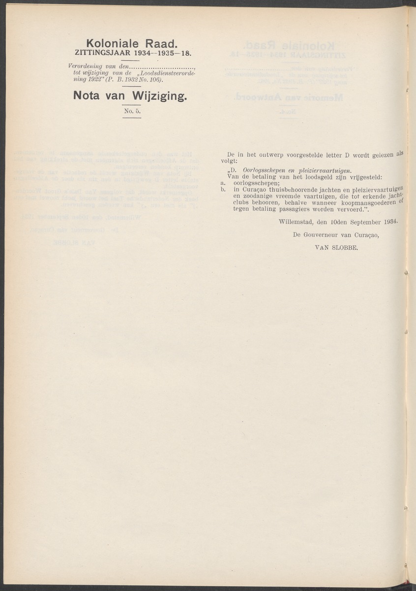 Notulen der zittingen - 