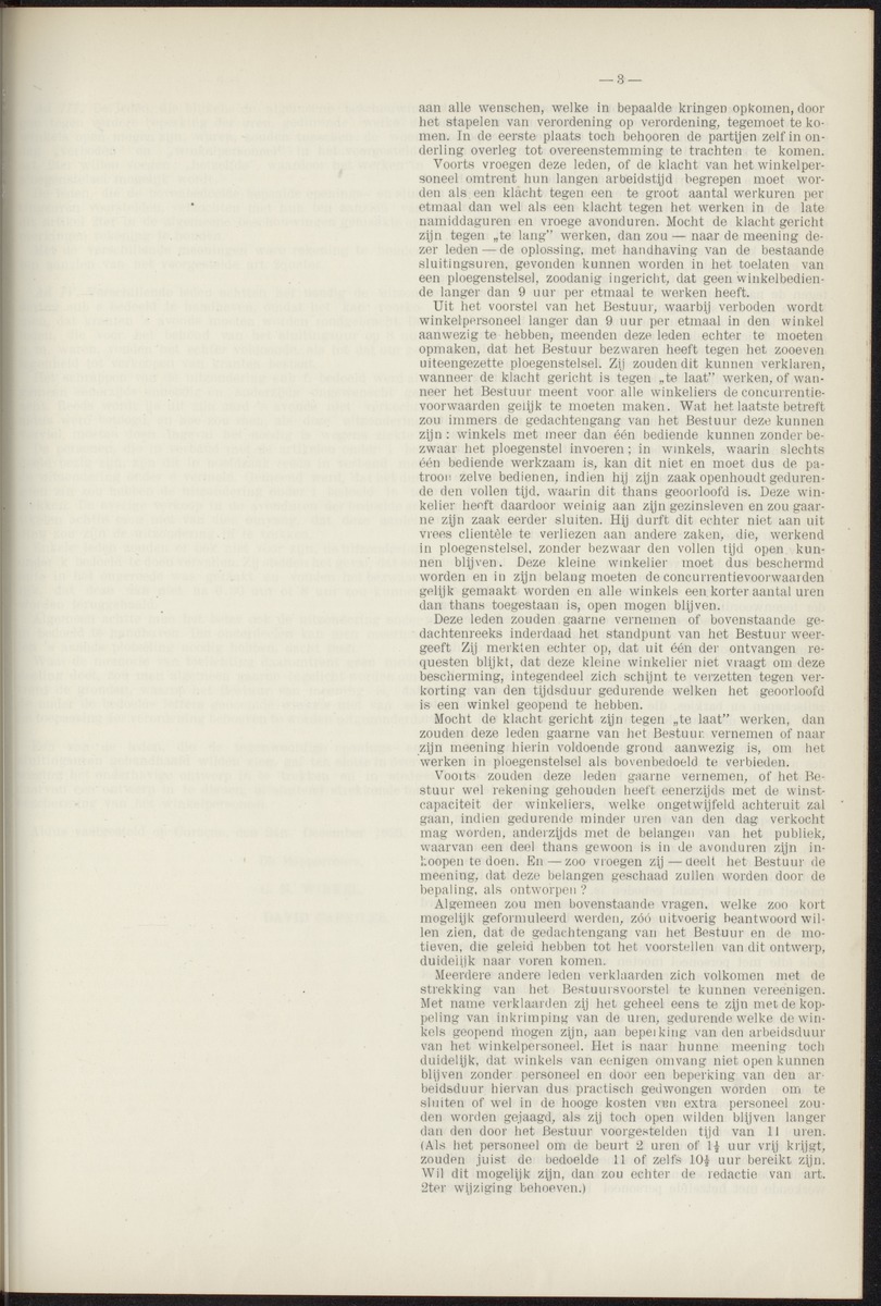 Notulen der zittingen - 