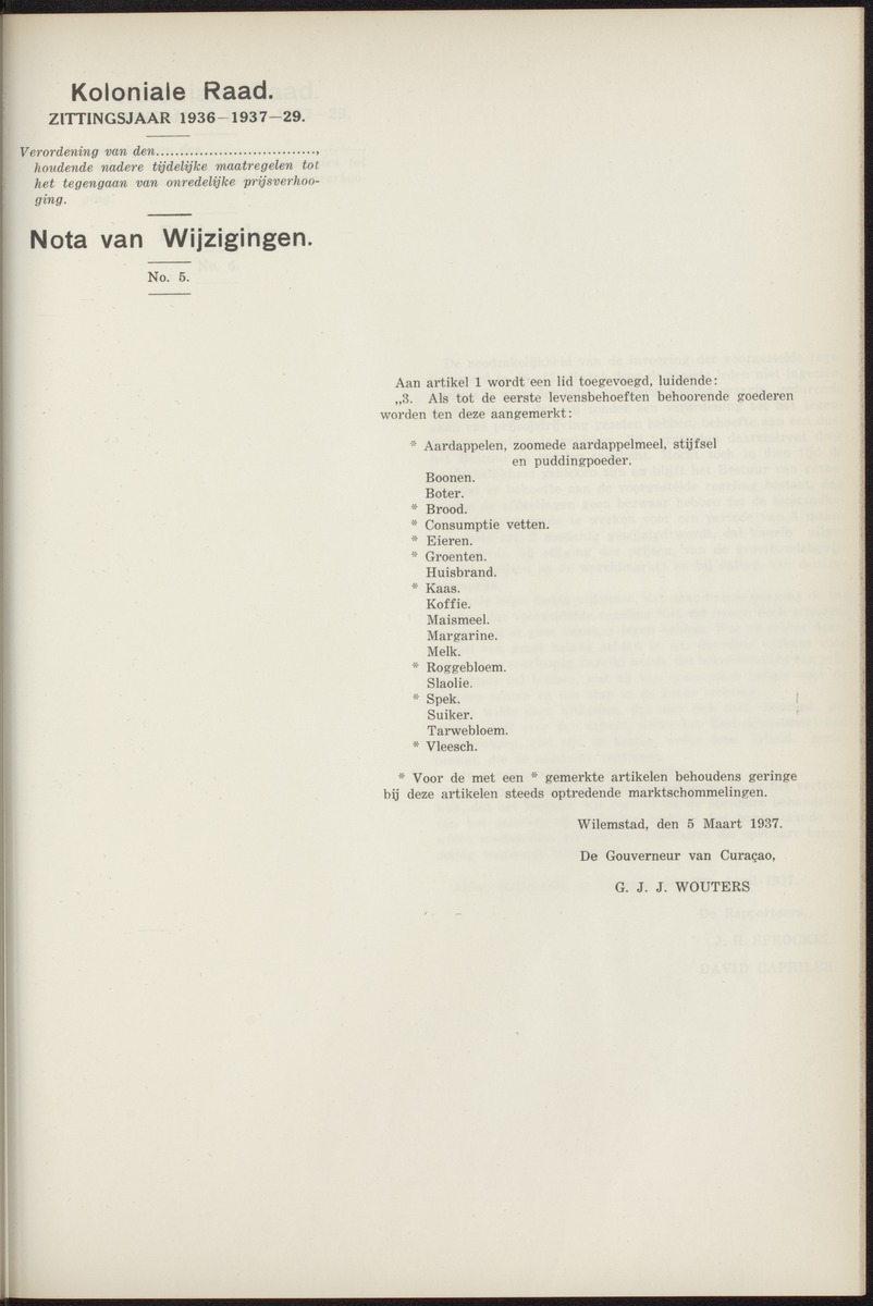 Notulen der zittingen - 