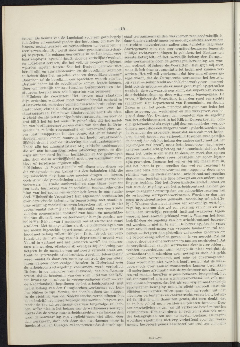 Notulen der zittingen - 