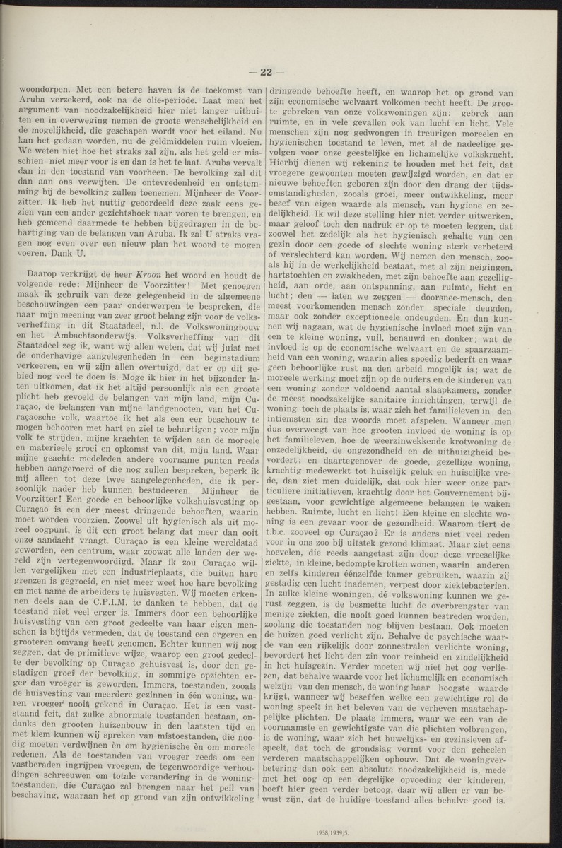 Notulen der zittingen - 