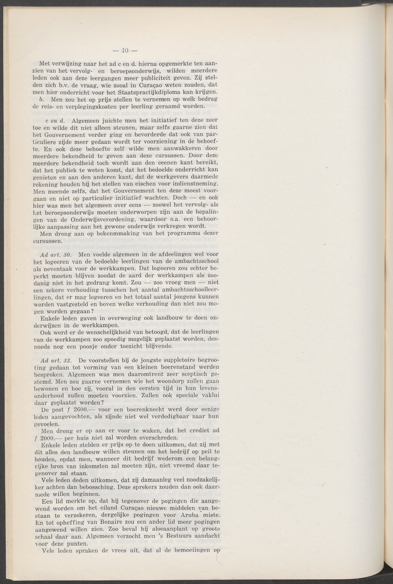 Notulen der zittingen - 