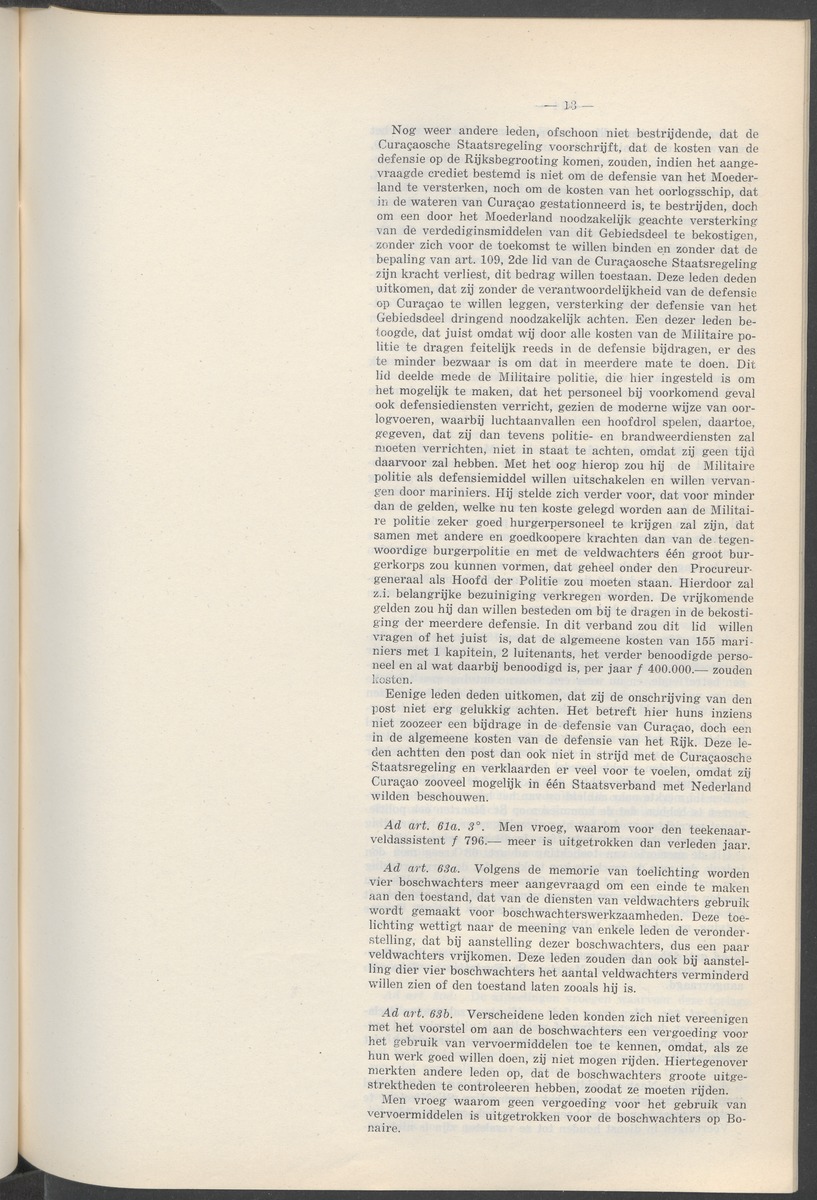 Notulen der zittingen - 