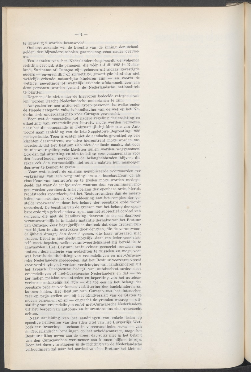 Notulen der zittingen - 