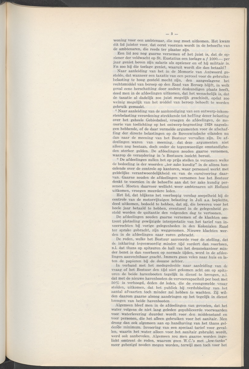 Notulen der zittingen - 