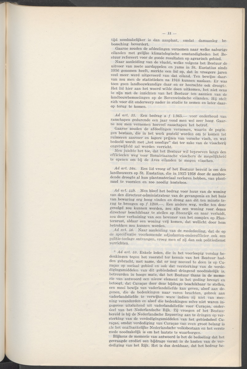 Notulen der zittingen - 