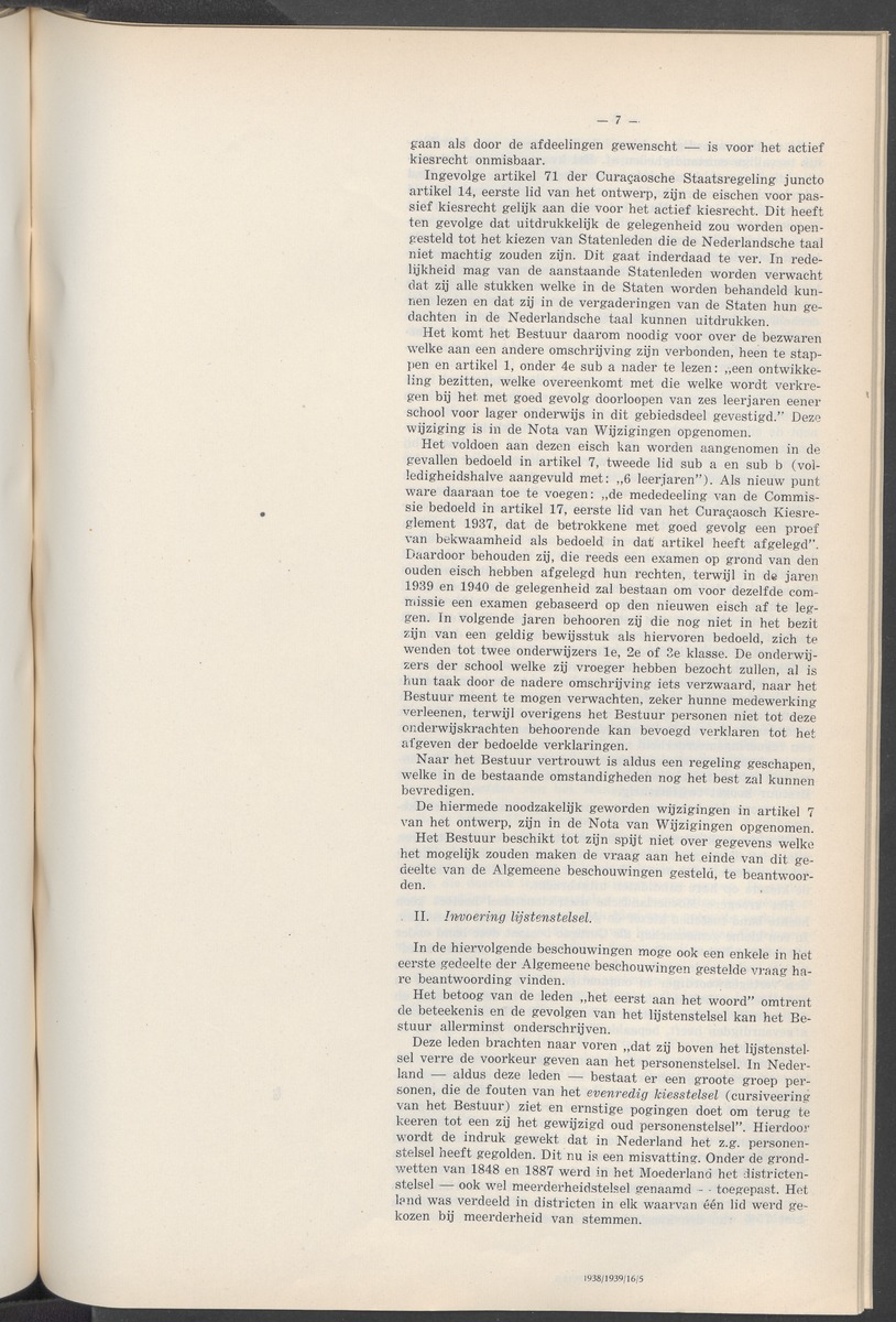 Notulen der zittingen - 