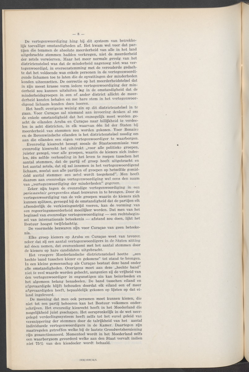 Notulen der zittingen - 