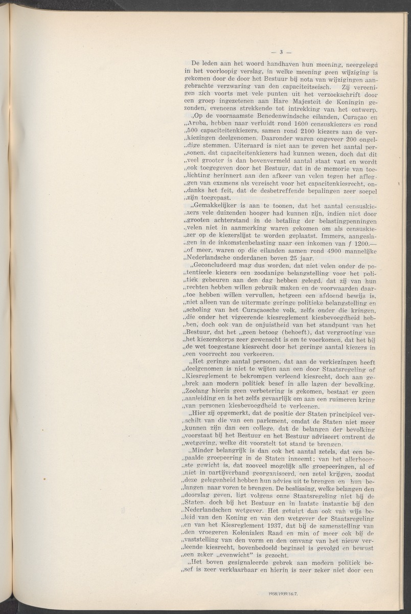 Notulen der zittingen - 