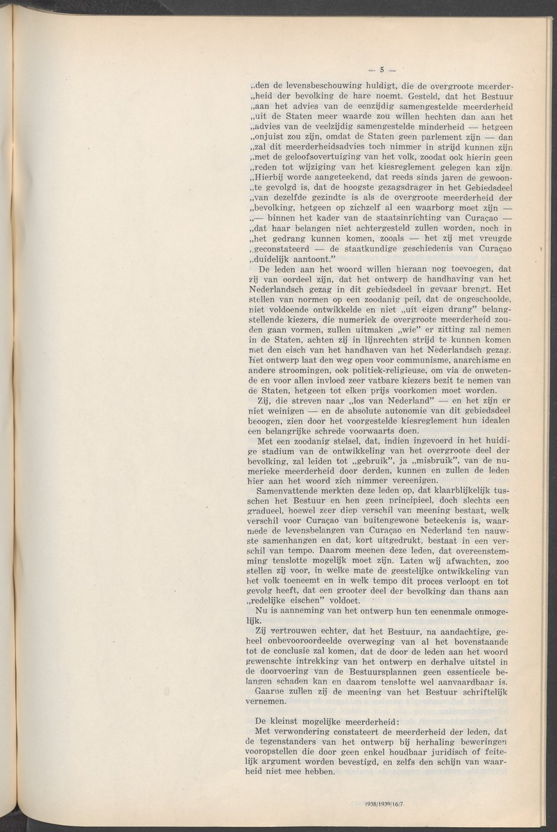Notulen der zittingen - 