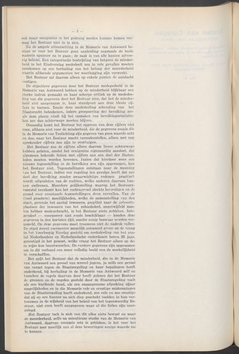 Notulen der zittingen - 
