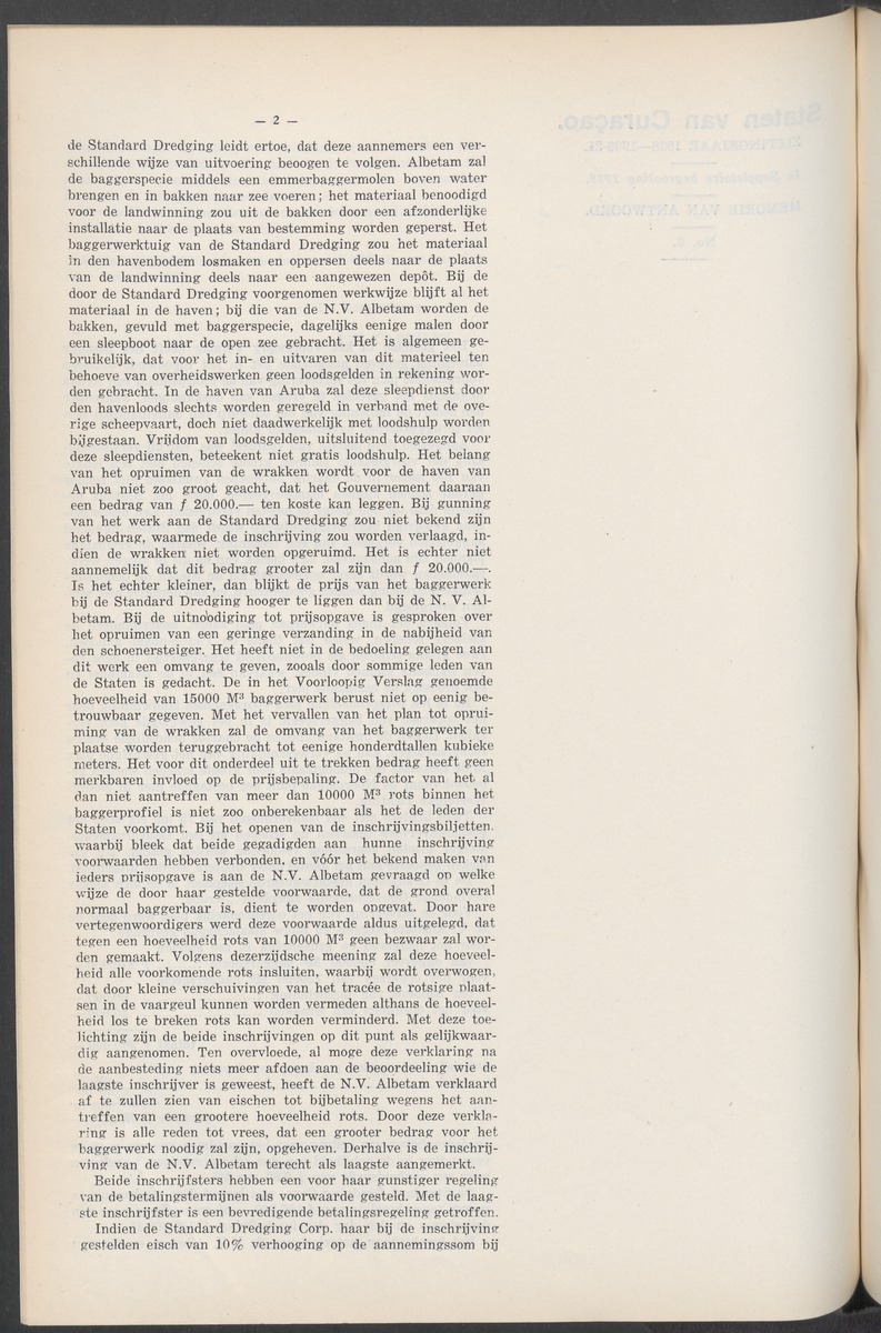 Notulen der zittingen - 