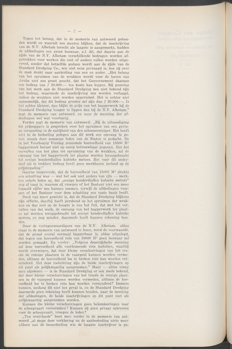 Notulen der zittingen - 