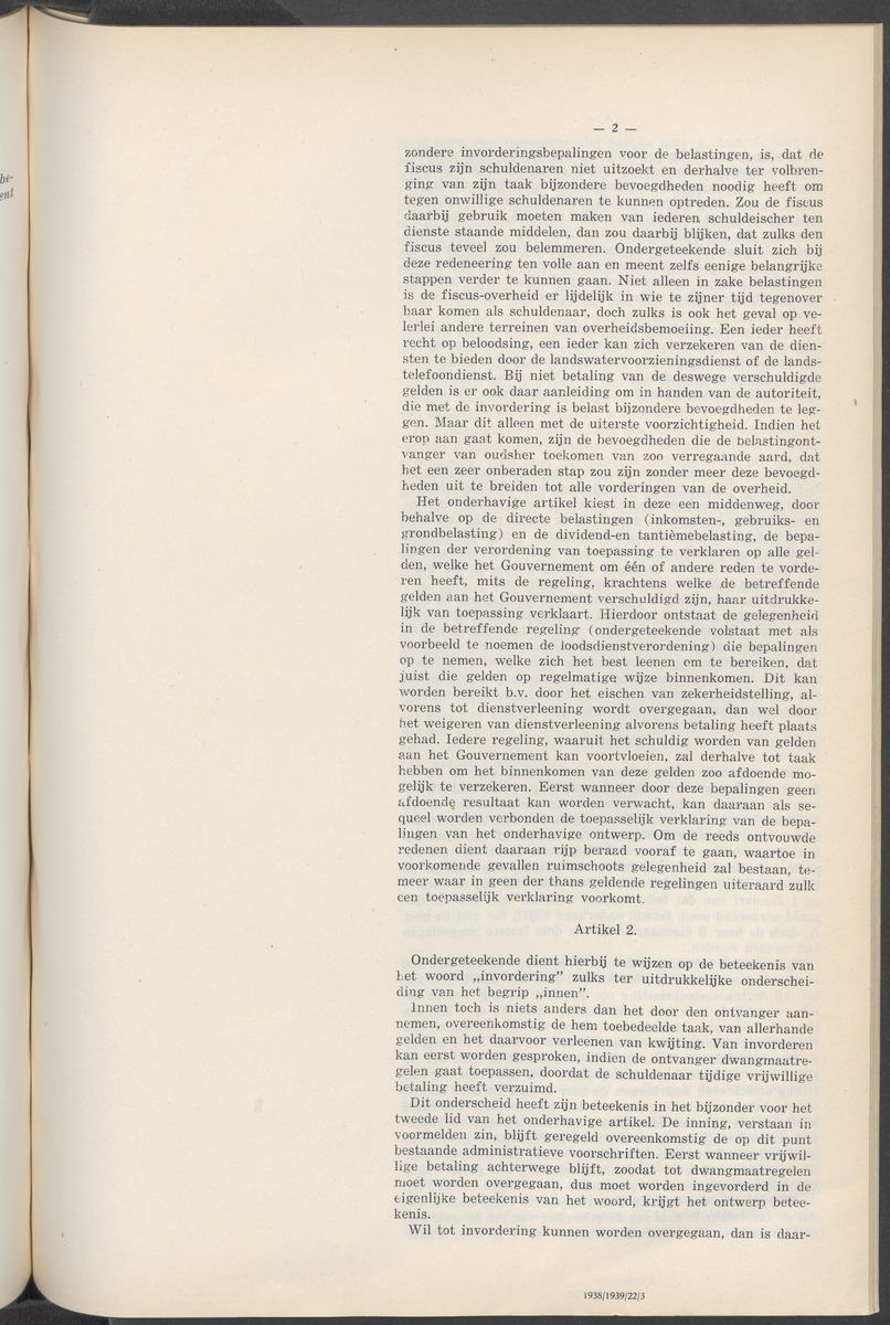 Notulen der zittingen - 
