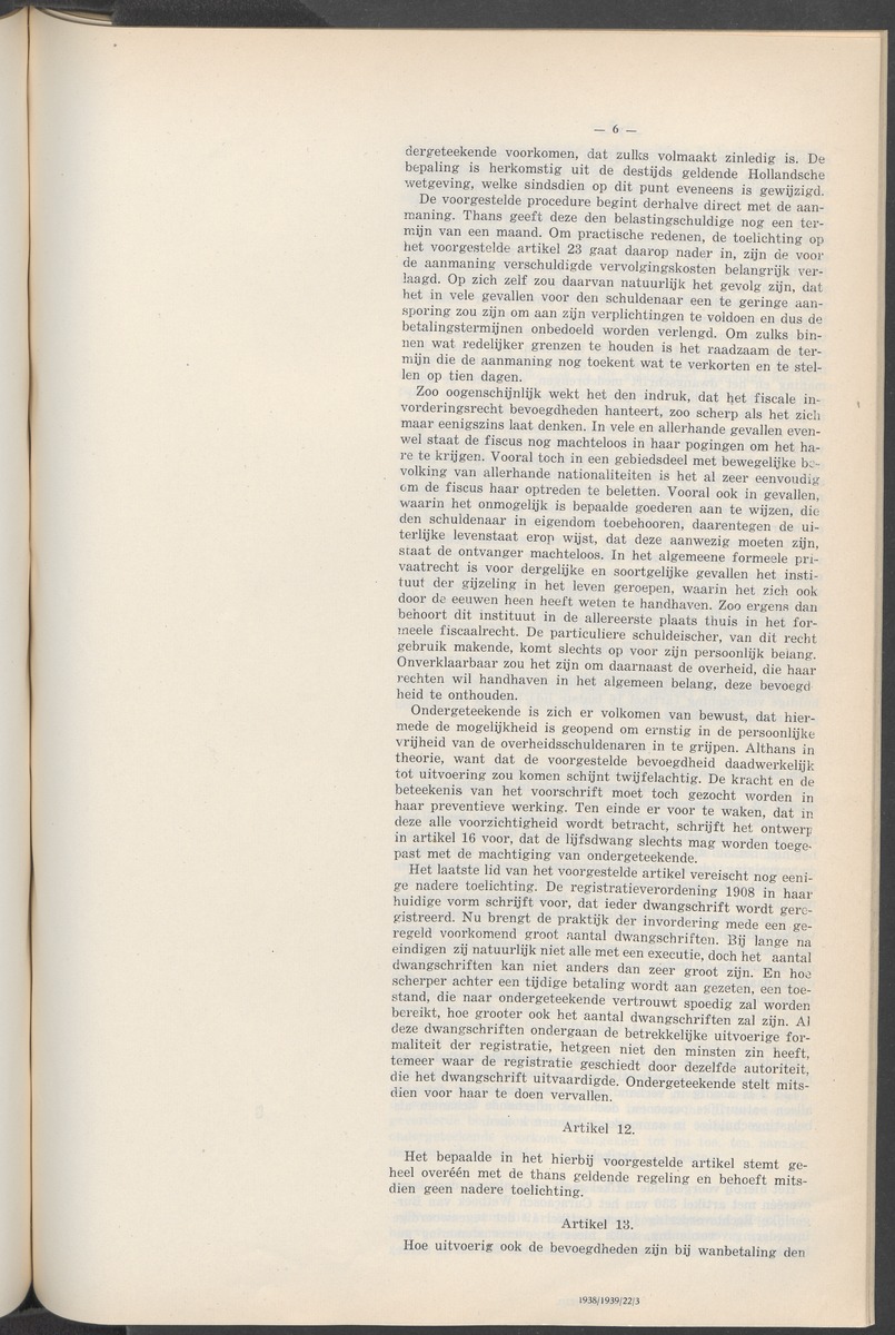 Notulen der zittingen - 