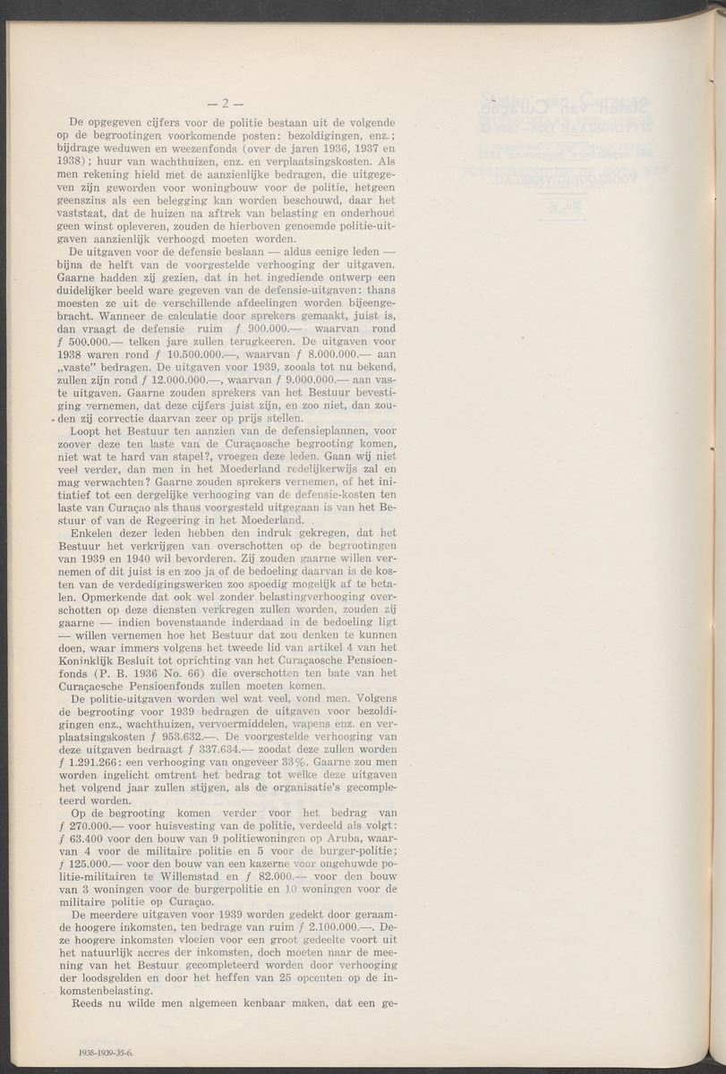 Notulen der zittingen - 
